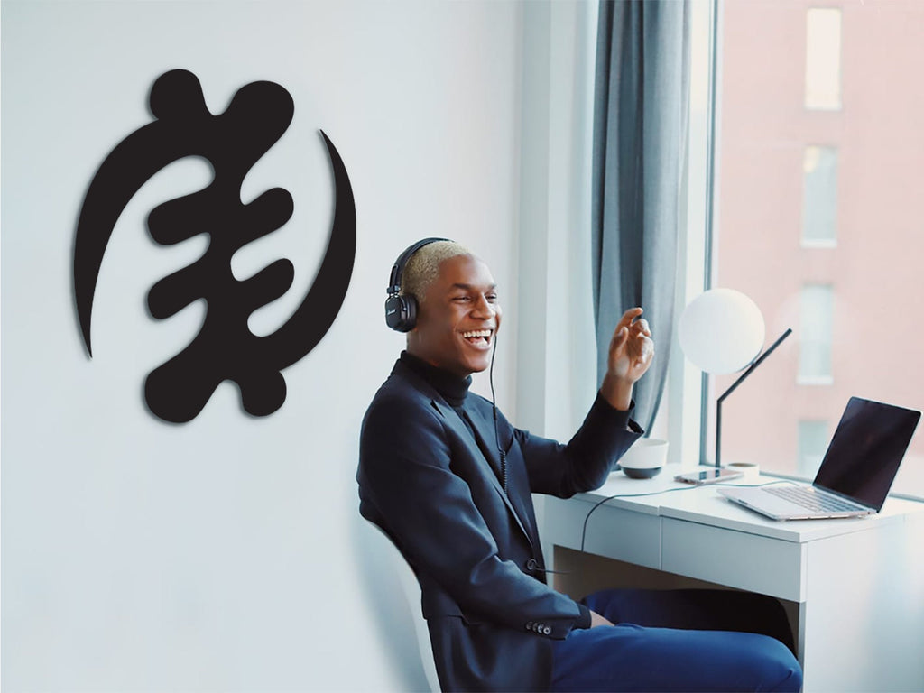 Gye Nyame Symbol Wall Art: Adinkra Ghana Decor