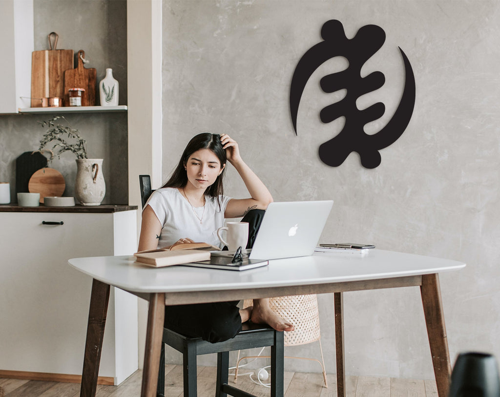 Gye Nyame Symbol Wall Art: Adinkra Ghana Decor