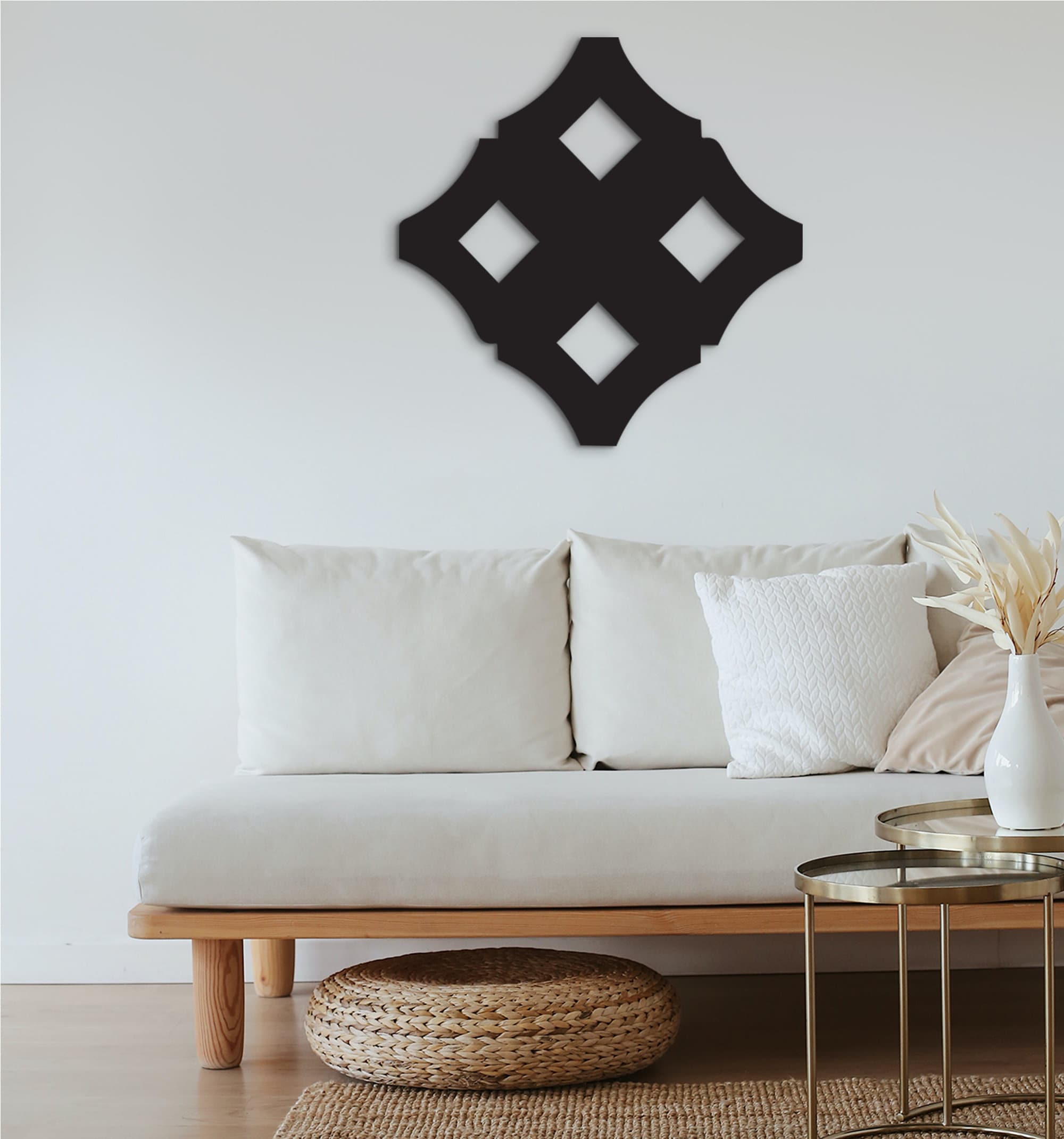 Eban Decor, Adinkra African Symbol Wood Wall Art: Ghana Kente Decor