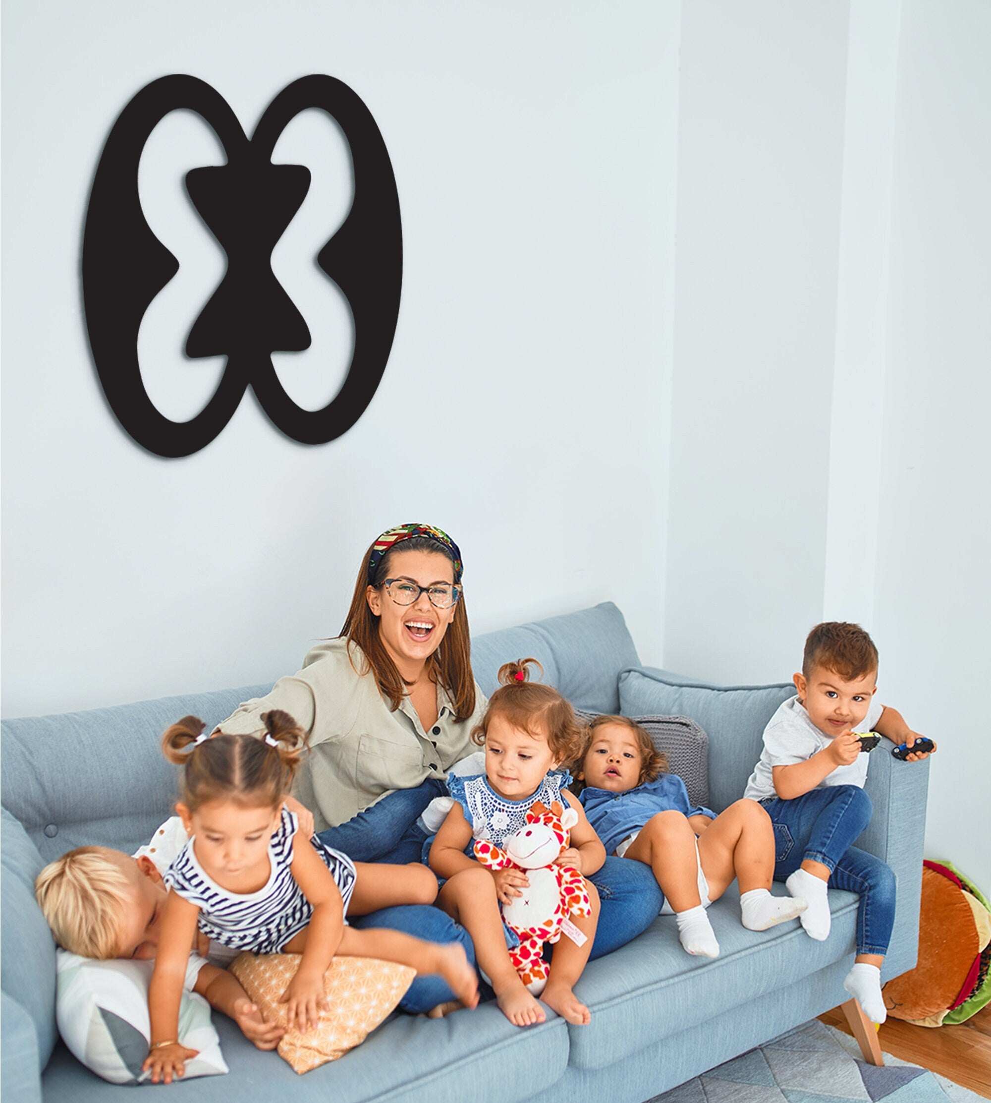 Nkonsonkonson Wood Wall Art: Adinkra Symbol Decor