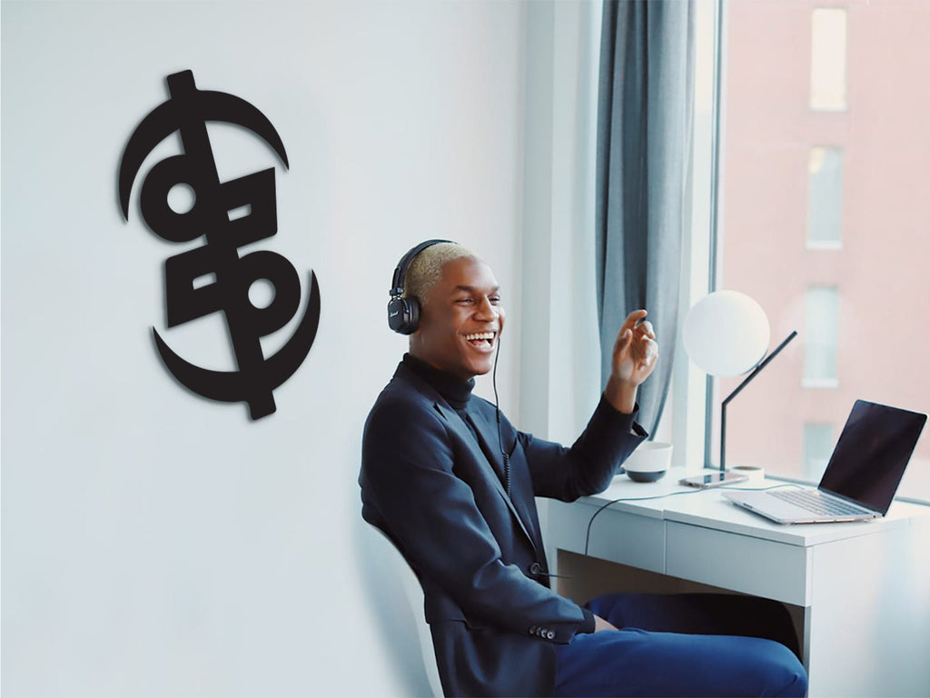 Okuafo Pa Adinkra Symbol: African Wood Wall Decor