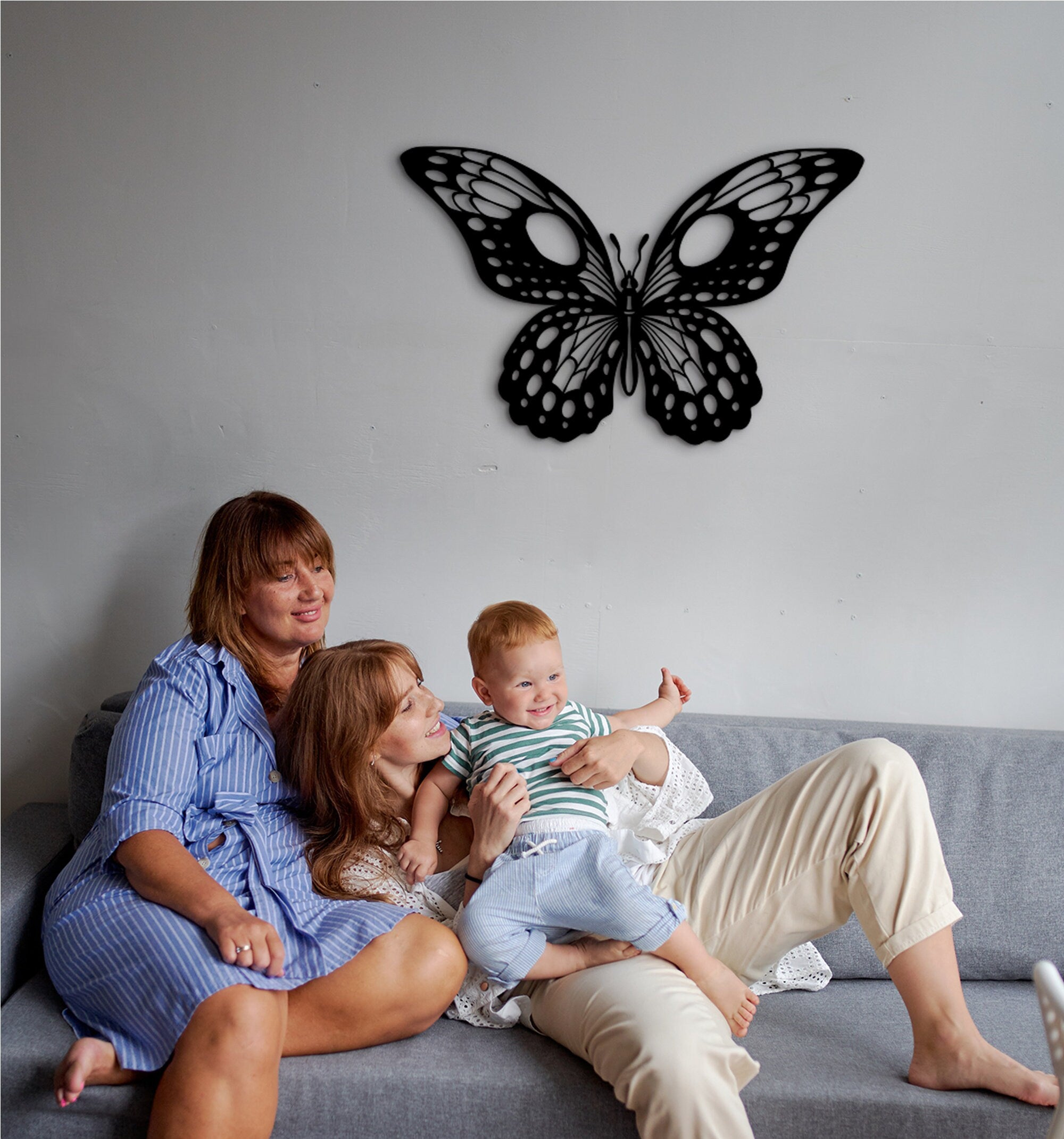 Wood Butterfly Wall Art: 3D Shadow Decor