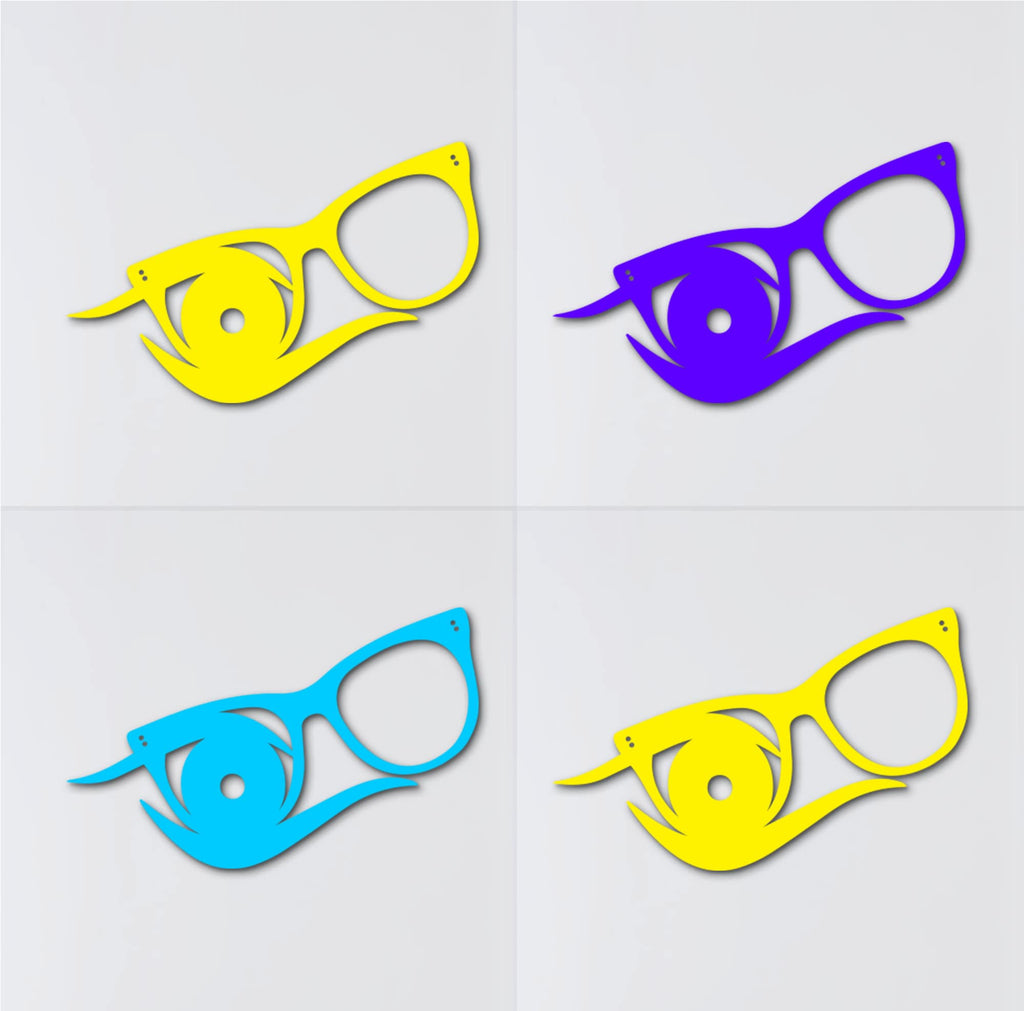 Eyeglasses Wall Decor: Wooden Eye Doctor Art, Optical Sign