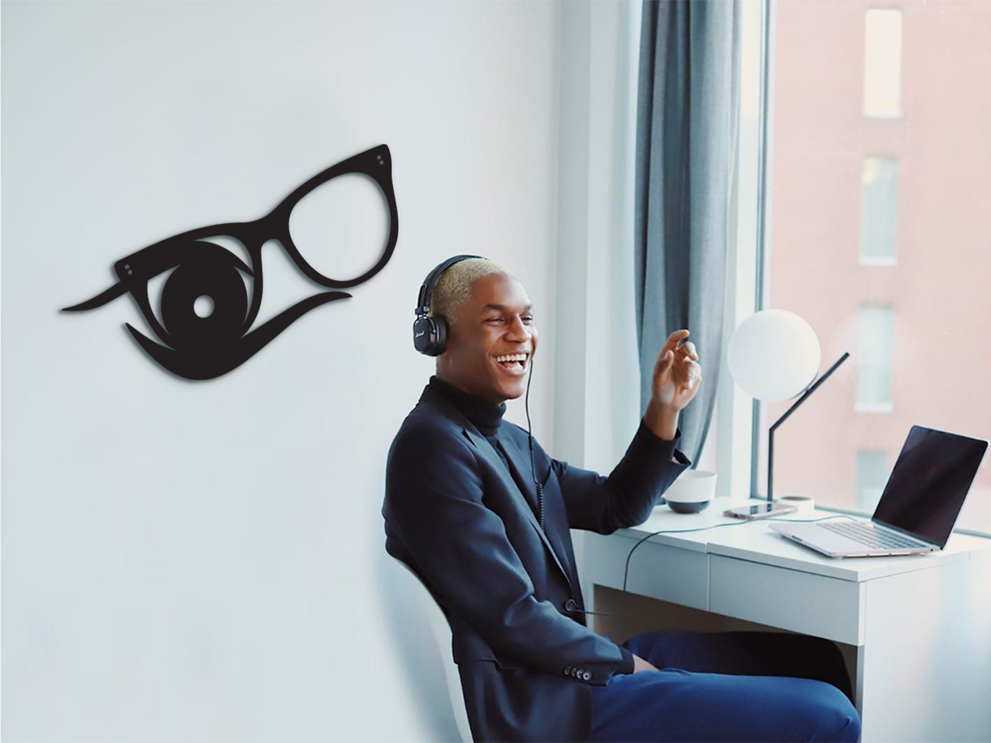 Eyeglasses Wall Decor: Wooden Eye Doctor Art, Optical Sign