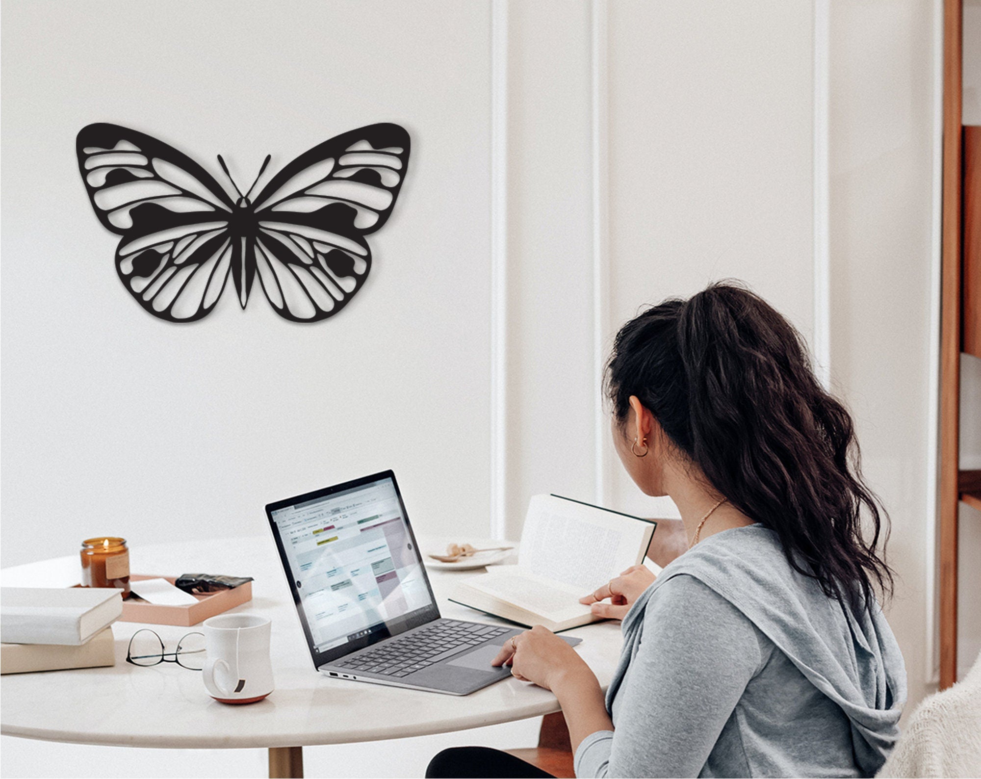 Butterfly Wall Decor: Laser Cut Wooden Art, Nursery Decoration