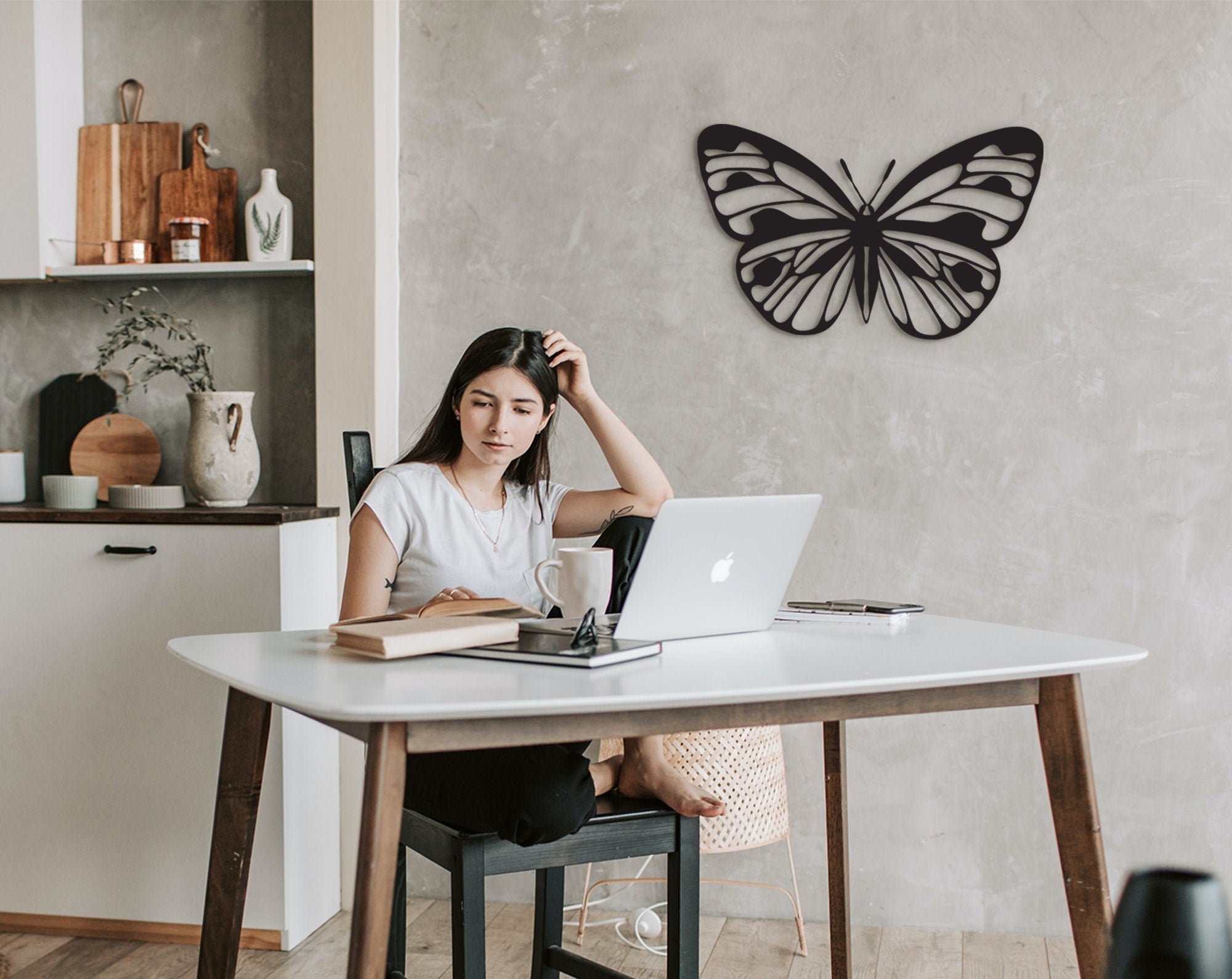 Butterfly Wall Decor: Laser Cut Wooden Art, Nursery Decoration