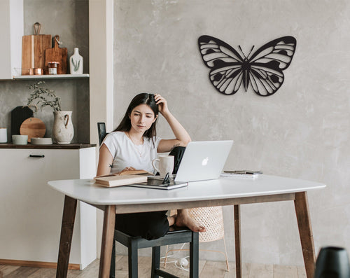 Butterfly Wall Decor: Laser Cut Wooden Art, Nursery Decoration