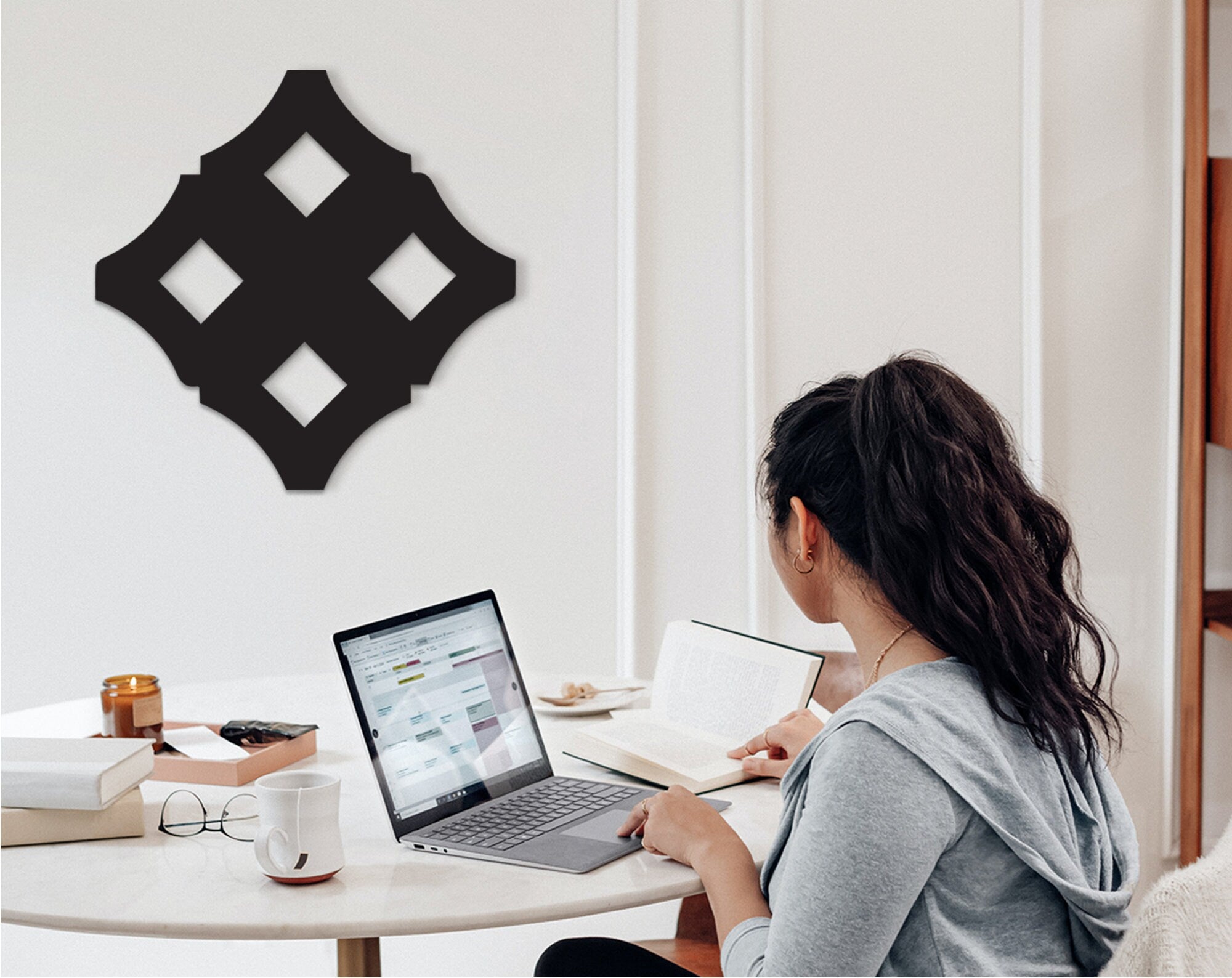 Eban Decor, Adinkra African Symbol Wood Wall Art: Ghana Kente Decor