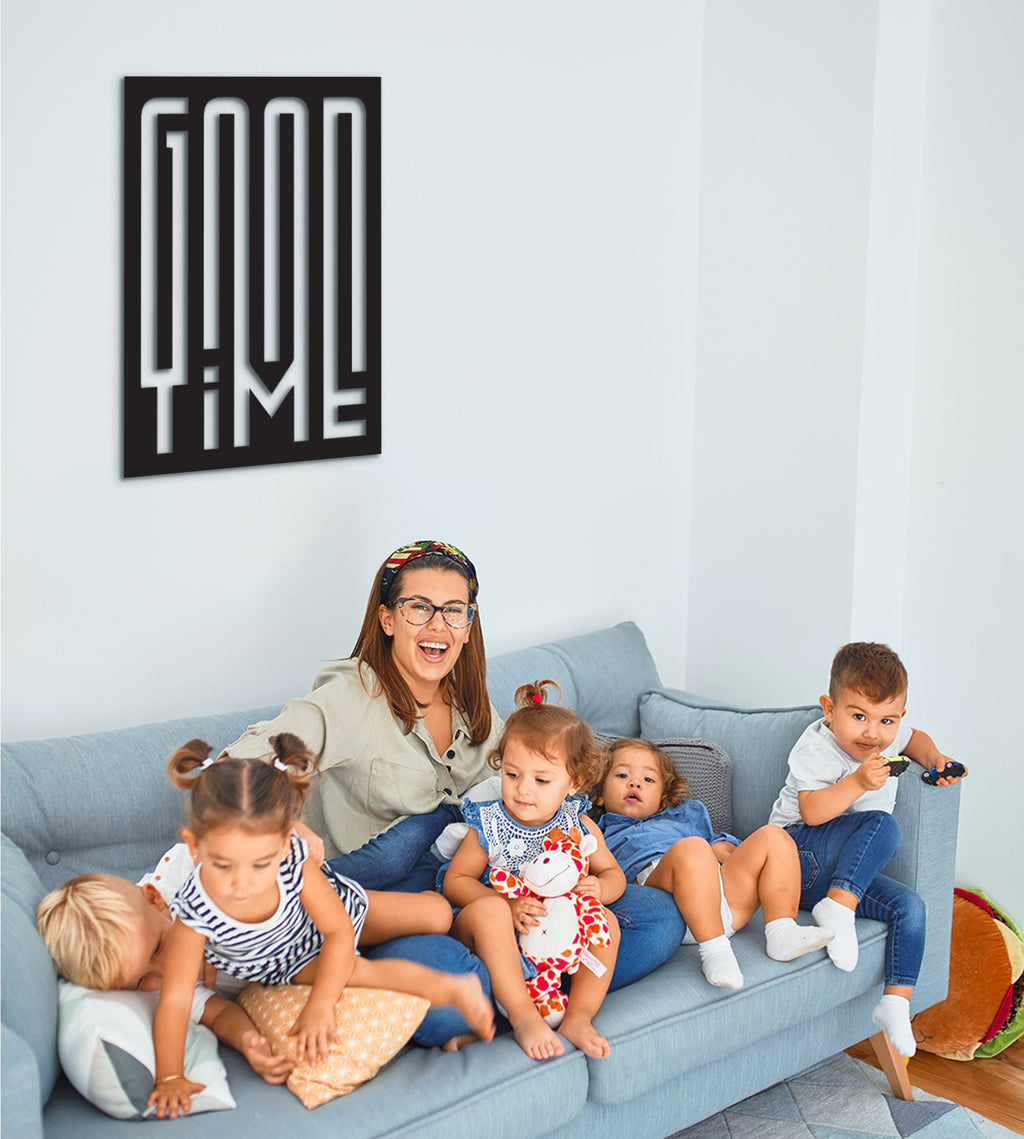 Good Time Wood Wall Art: Laser Cut Home Decor