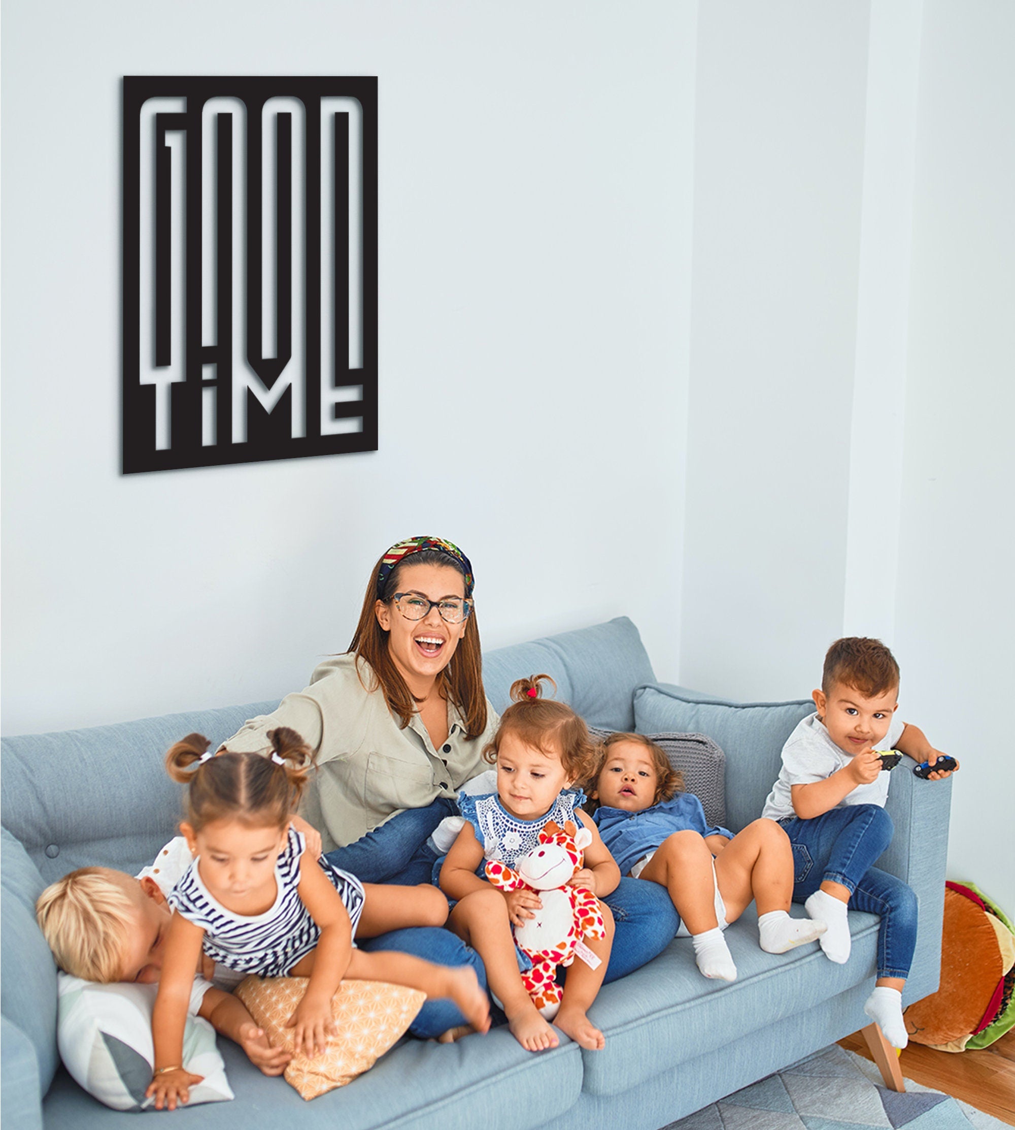 Good Time Wood Wall Art: Laser Cut Home Decor