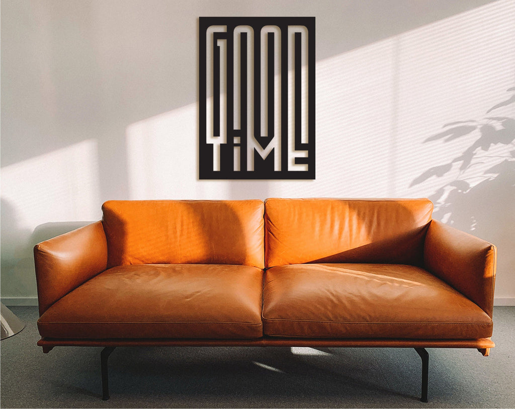 Good Time Wood Wall Art: Laser Cut Home Decor