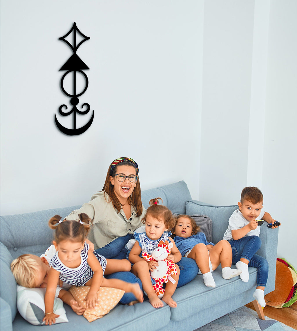 Del Kaire Simbol Wood Wall Art: Attraction Symbols Decor