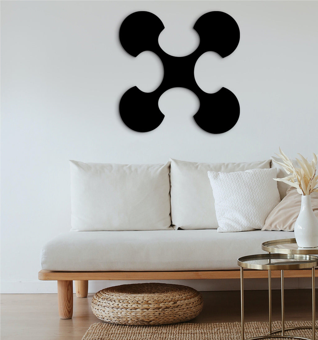 Ujima Symbol Wood Wall Art: Afro Bohemian Decor