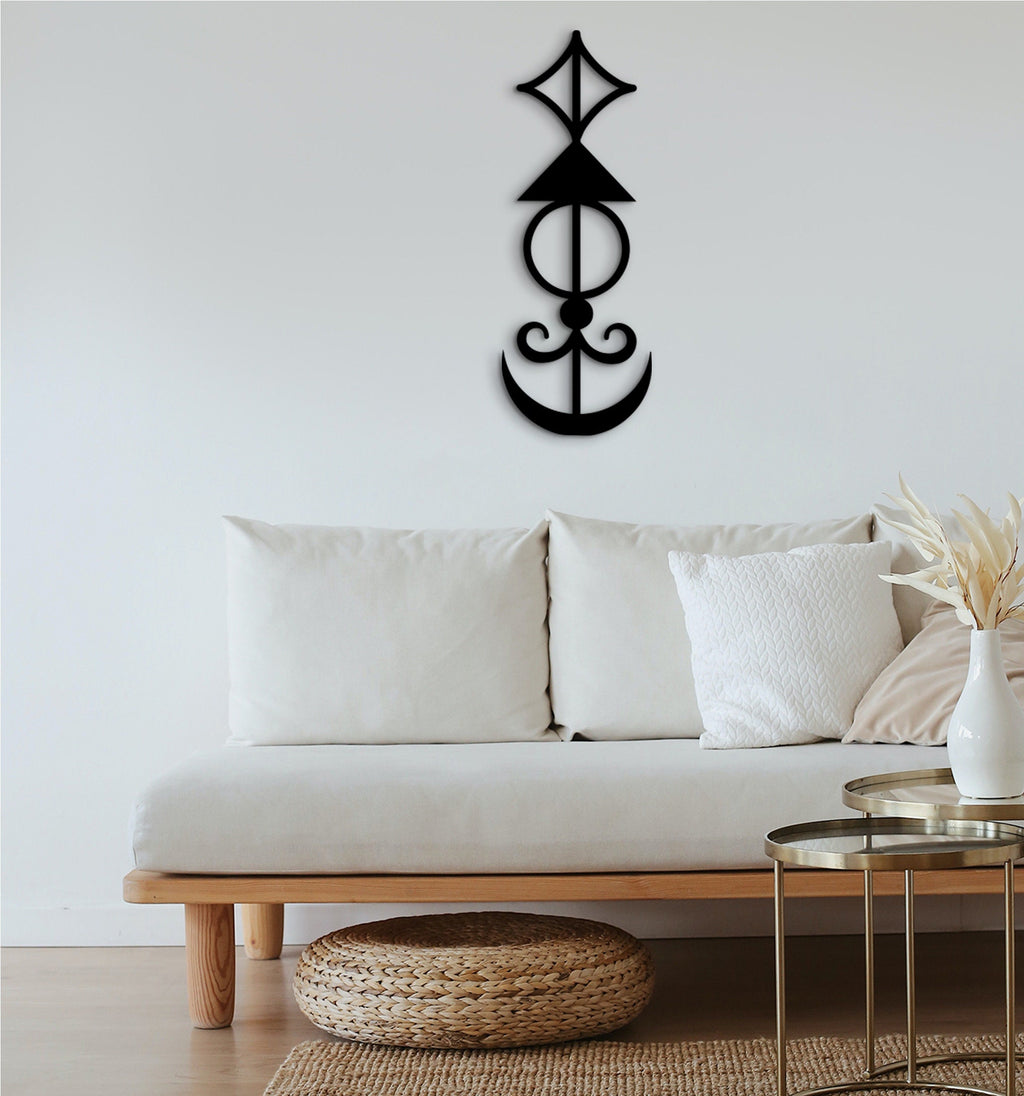 Del Kaire Simbol Wood Wall Art: Attraction Symbols Decor