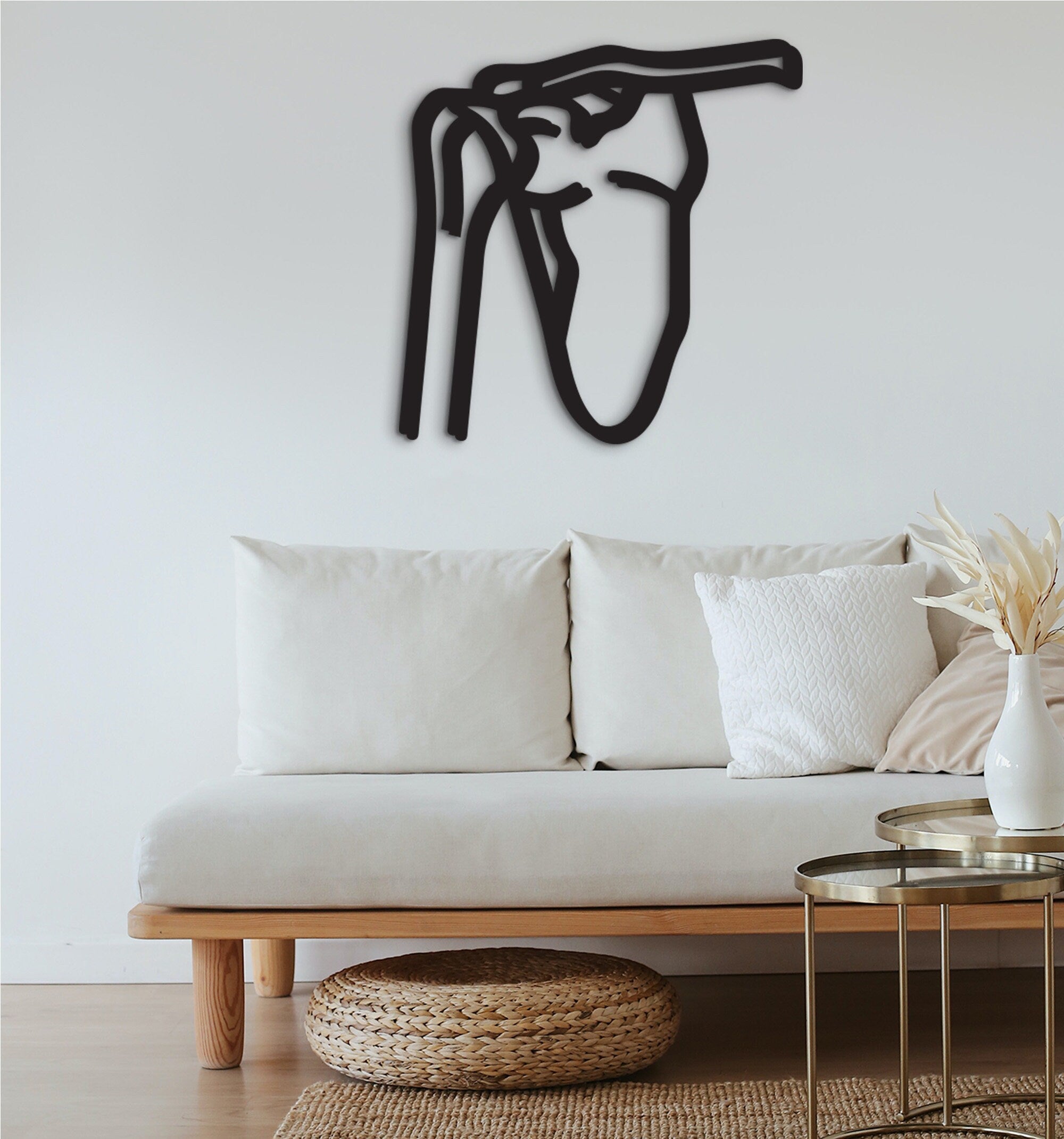 Anatomical Scapula Wood Art: Medical Wall Decor