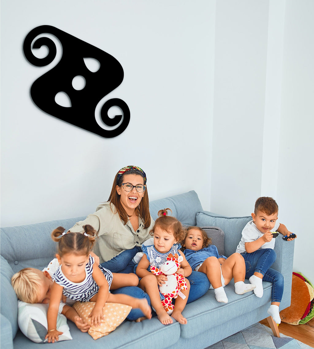 Yebehyia Bio Adinkra Symbol: African Wood Wall Decor