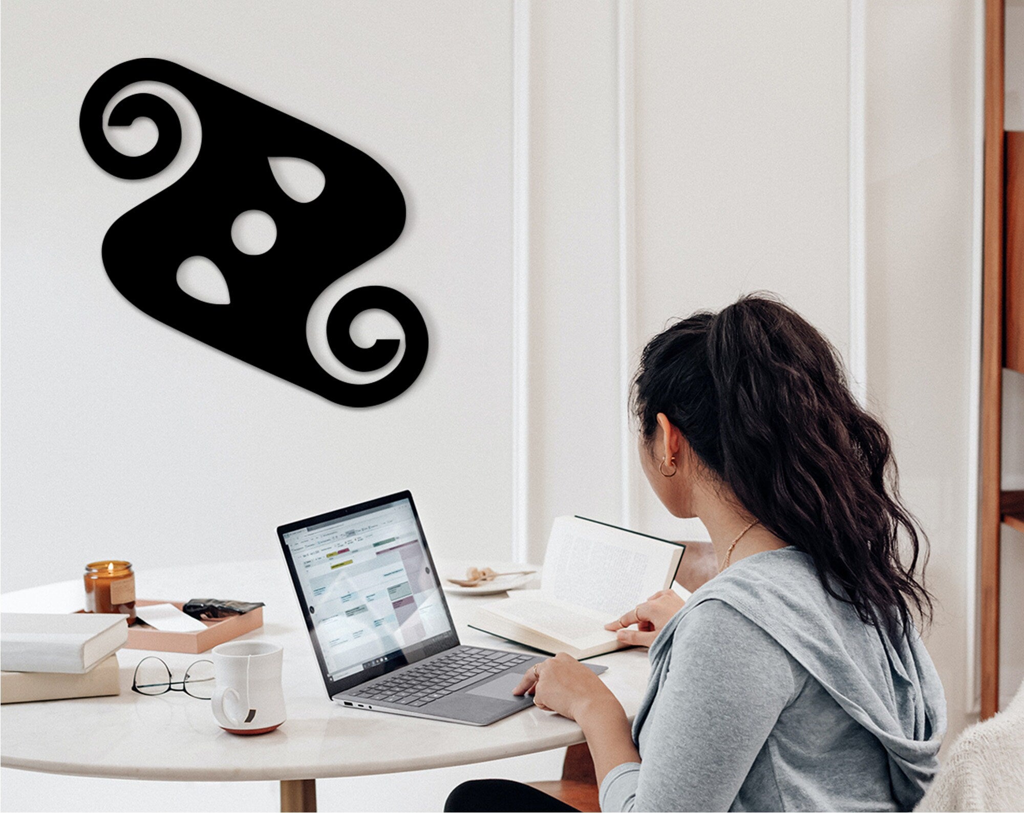 Yebehyia Bio Adinkra Symbol: African Wood Wall Decor