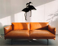 Geometric Flamingo Wood Wall Art: Scandinavian Style Home Decor