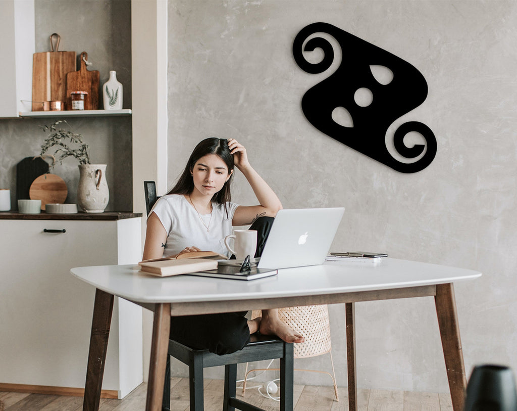 Yebehyia Bio Adinkra Symbol: African Wood Wall Decor