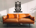 Handmade Wood Tiki Mask Wall Decor: Hawaiian Totem Art