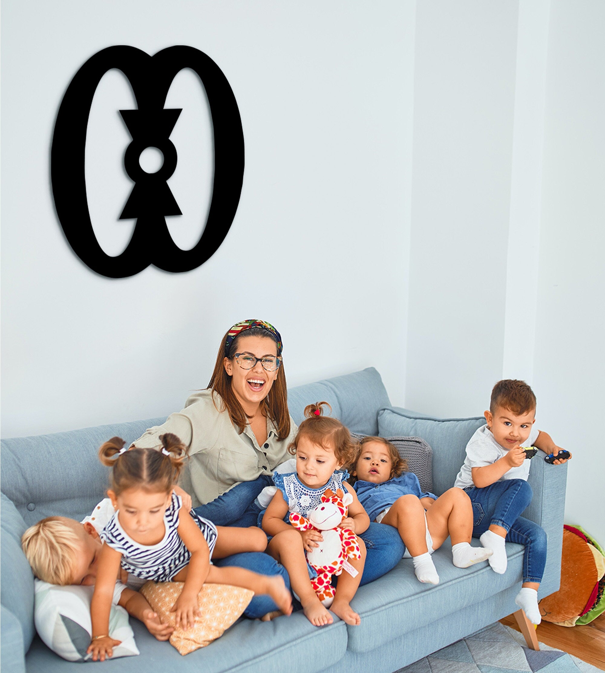 Wo Nsa Da Mu A Wood Wall Decor: African Adinkra Art Sign