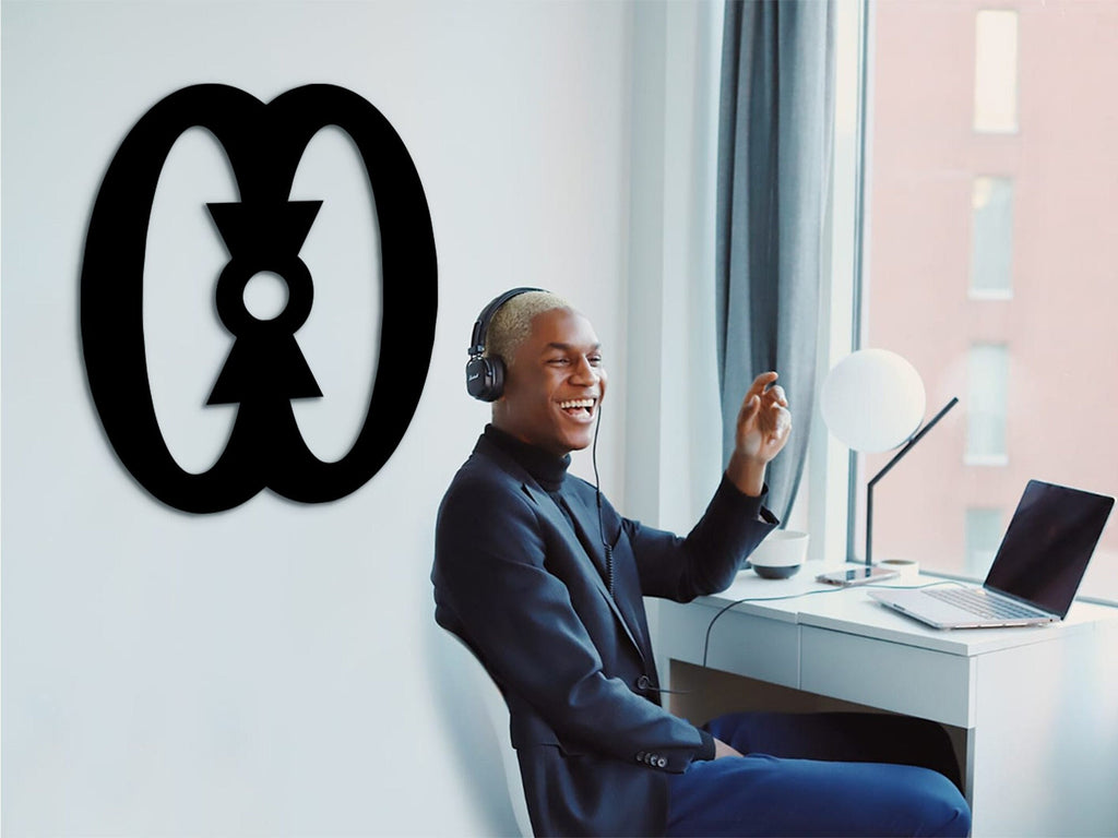 Wo Nsa Da Mu A Wood Wall Decor: African Adinkra Art Sign