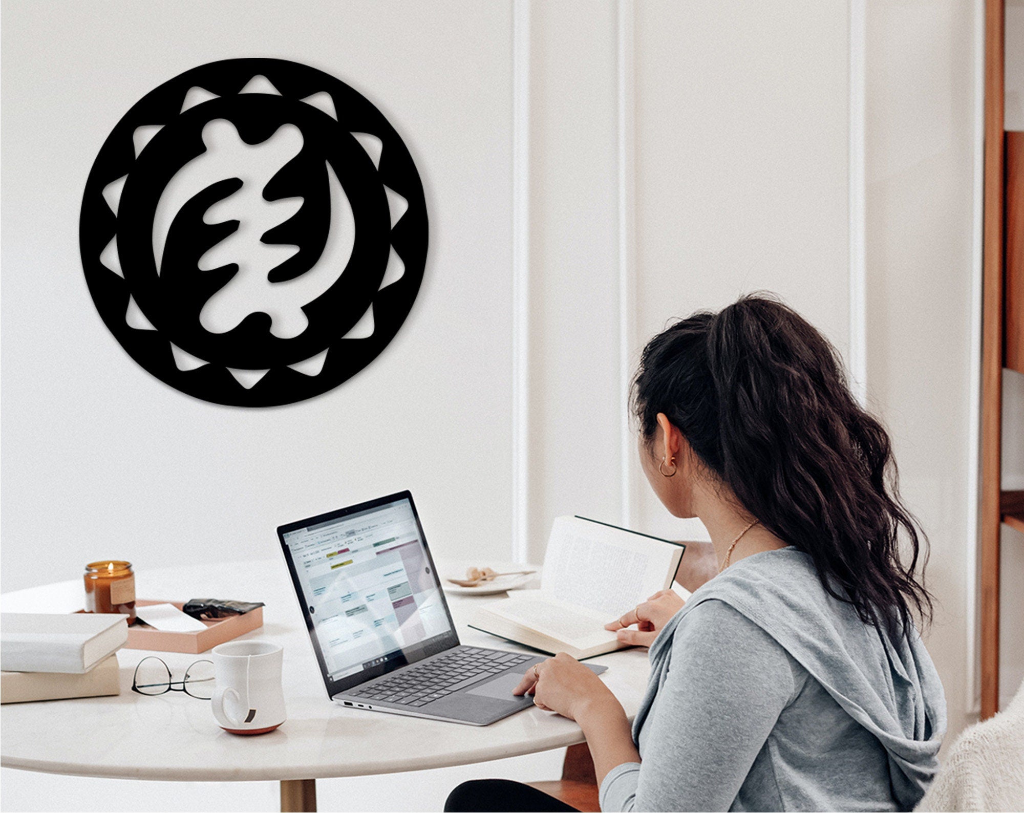 Gye Nyame Adinkra Symbol: African Ghana Decor