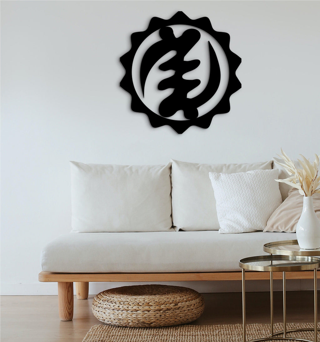 Gye Nyame Symbol Wall Decor: Adinkra Ghana God Sign
