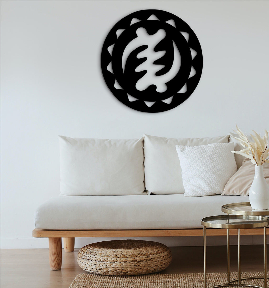 Gye Nyame Adinkra Symbol: African Ghana Decor