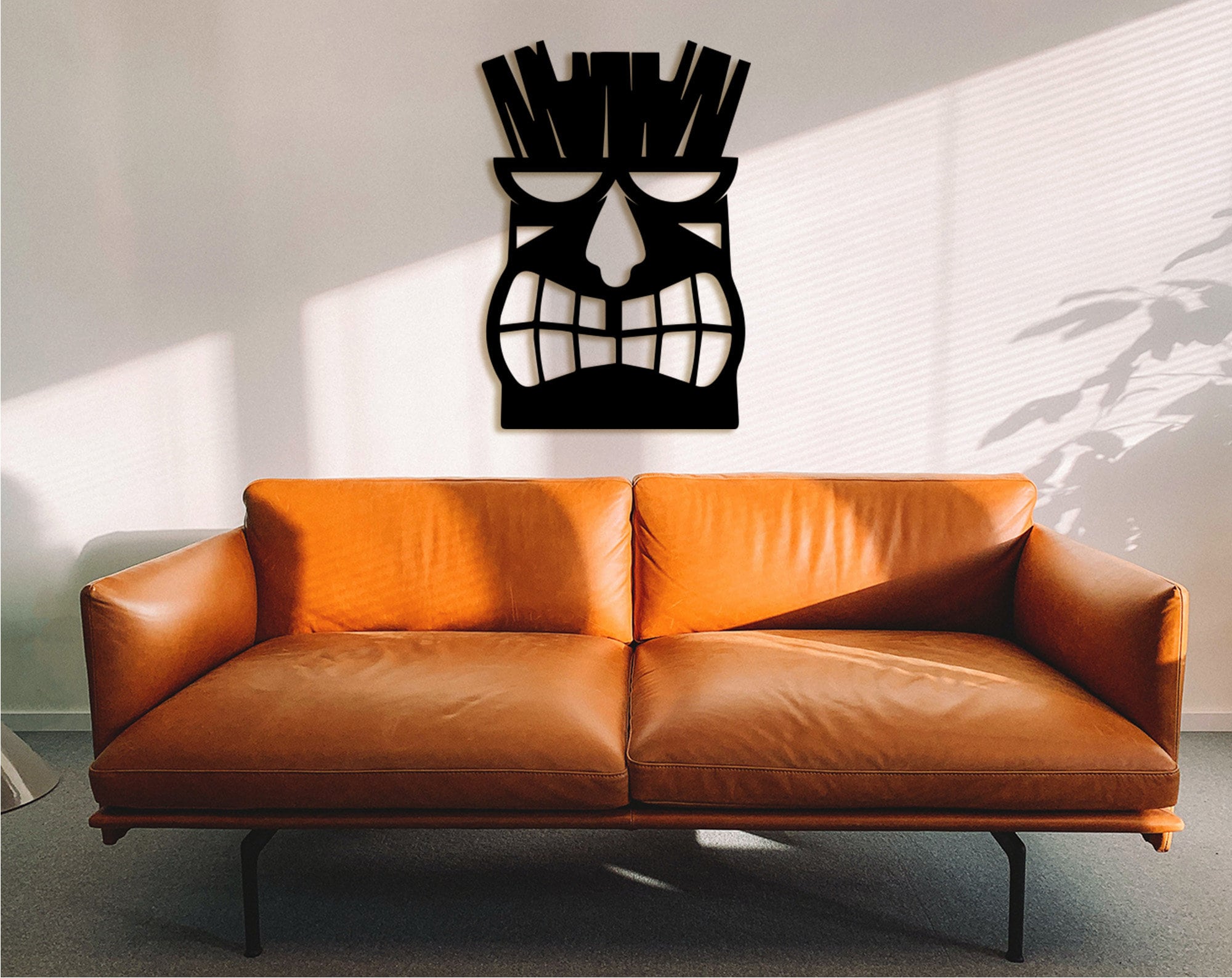 Hawaiian Tiki Mask Wall Decor: Wooden Tiki Man Shades Totem