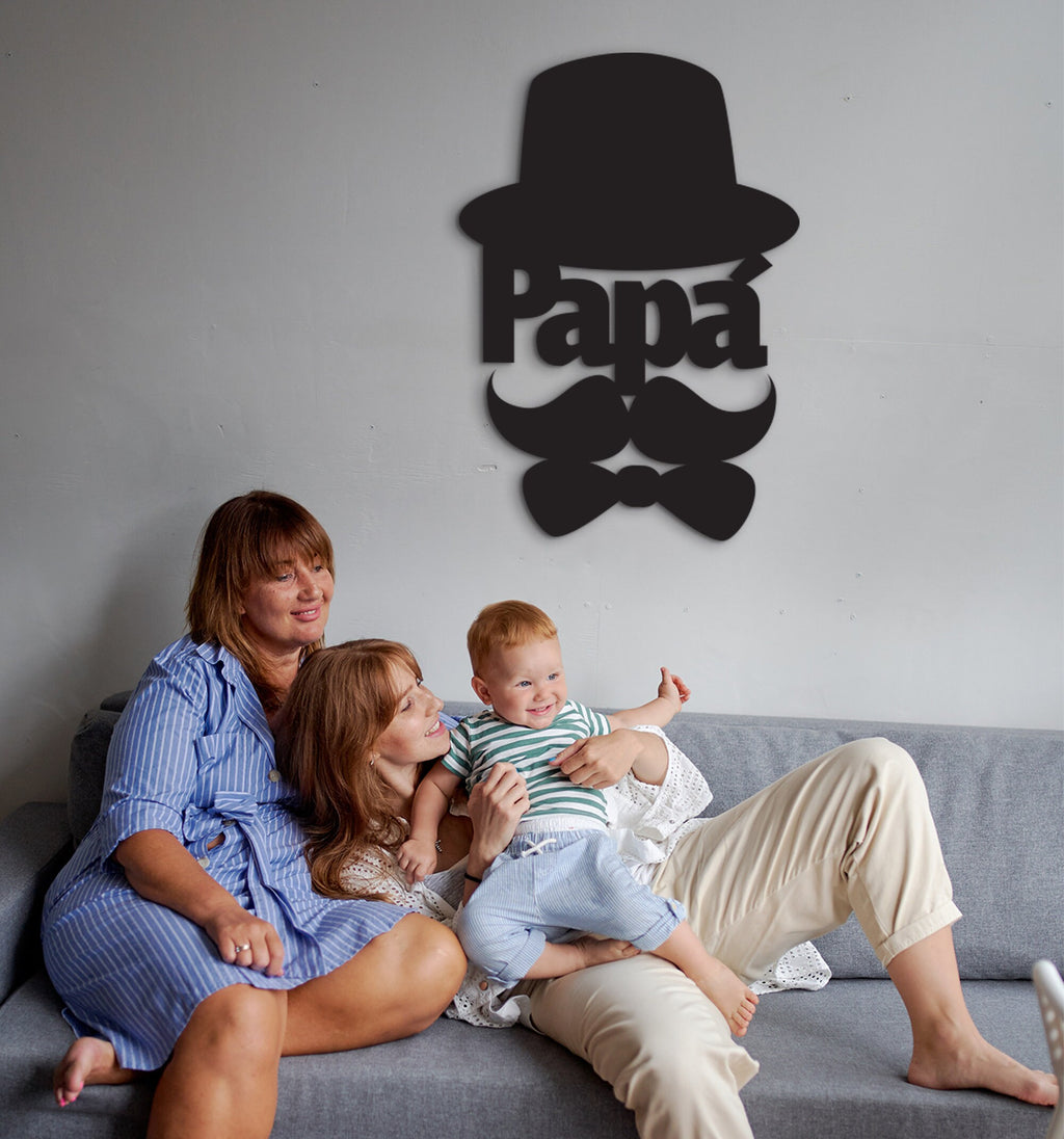 Papa Gifts Wood Decor: 3D Shadow Wall Art