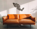 Wooden Mexico Map Wall Art: Geometric Laser Cut Home Decor