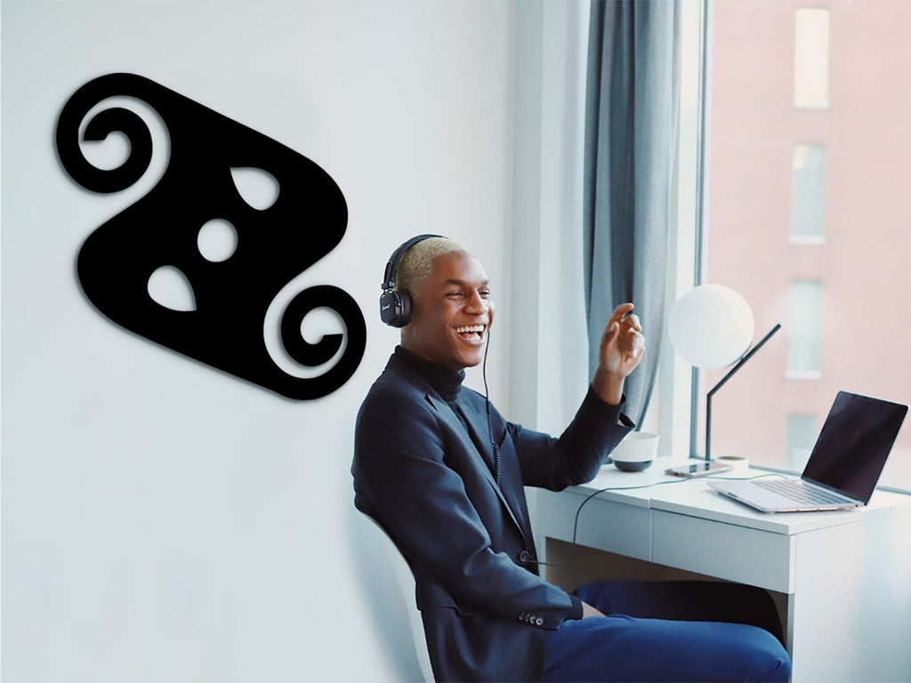 Yebehyia Bio Adinkra Symbol: African Wood Wall Decor
