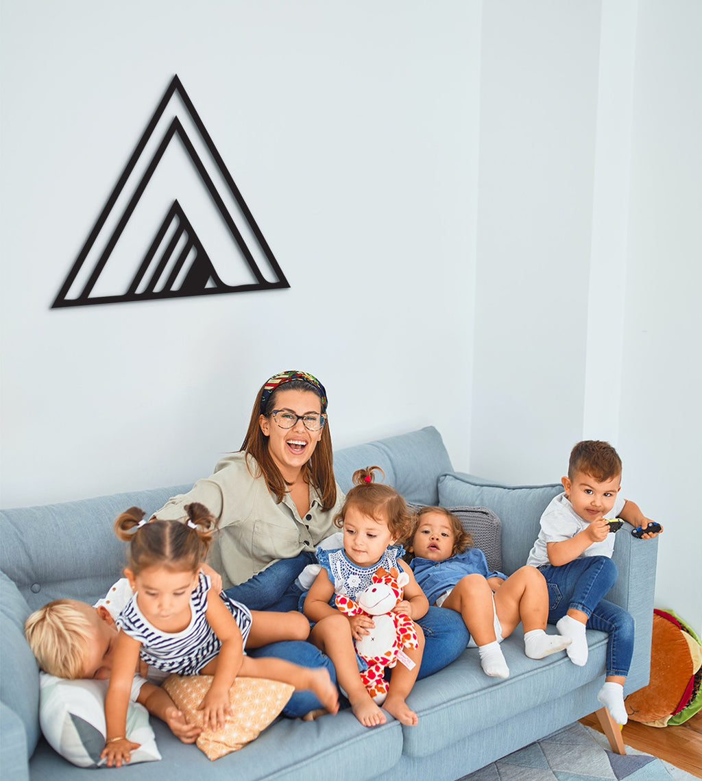 Tribal Symbol Wood Wall Art: Native American Decor