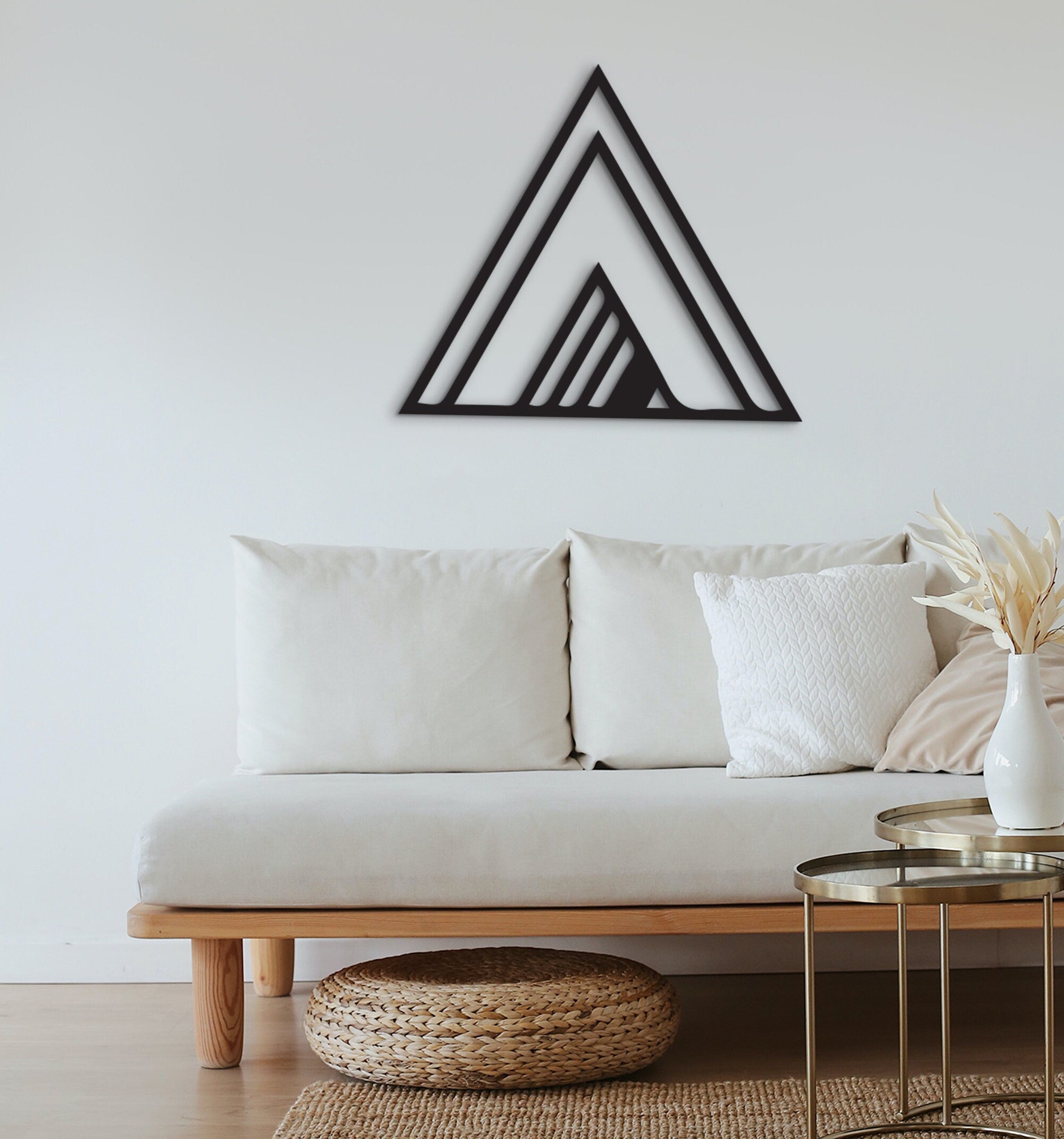 Tribal Symbol Wood Wall Art: Native American Decor
