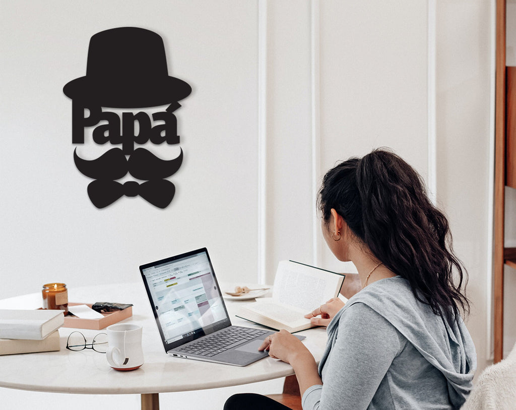 Papa Gifts Wood Decor: 3D Shadow Wall Art