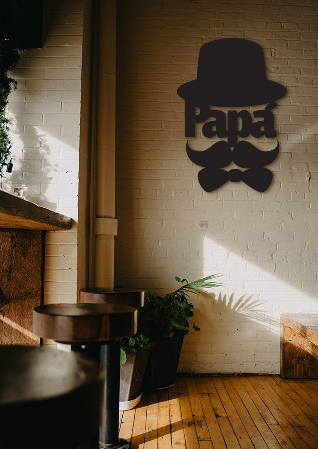 Papa Gifts Wood Decor: 3D Shadow Wall Art
