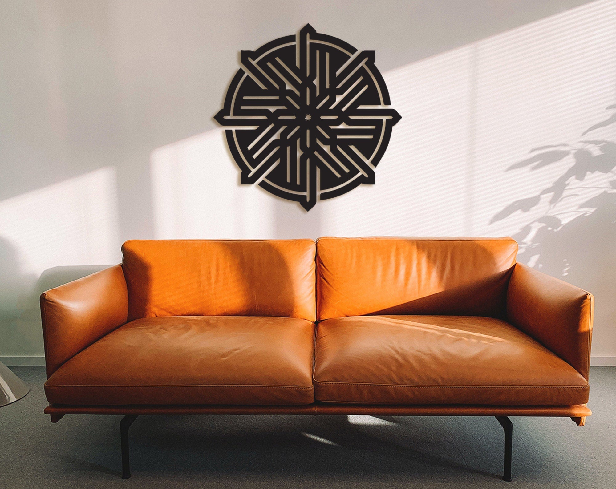 Kufic Wall Art: Laser Cut Islamic Calligraphy, 3D Shadow Decor