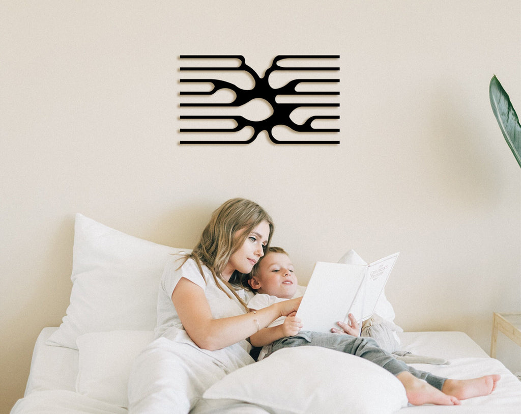 Geometric Wood Wall Art: Modern Abstract Wood Panel Decor