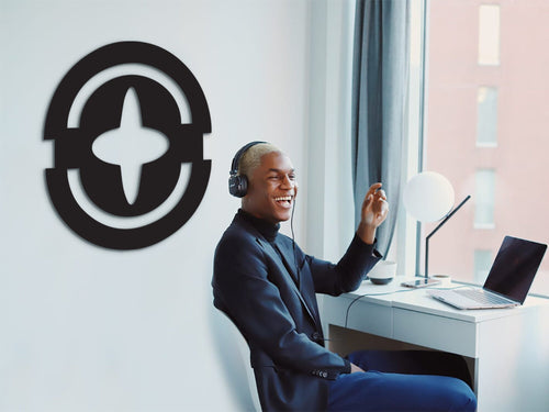 African Krado Adinkra Symbol: Wood Wall Art Decor