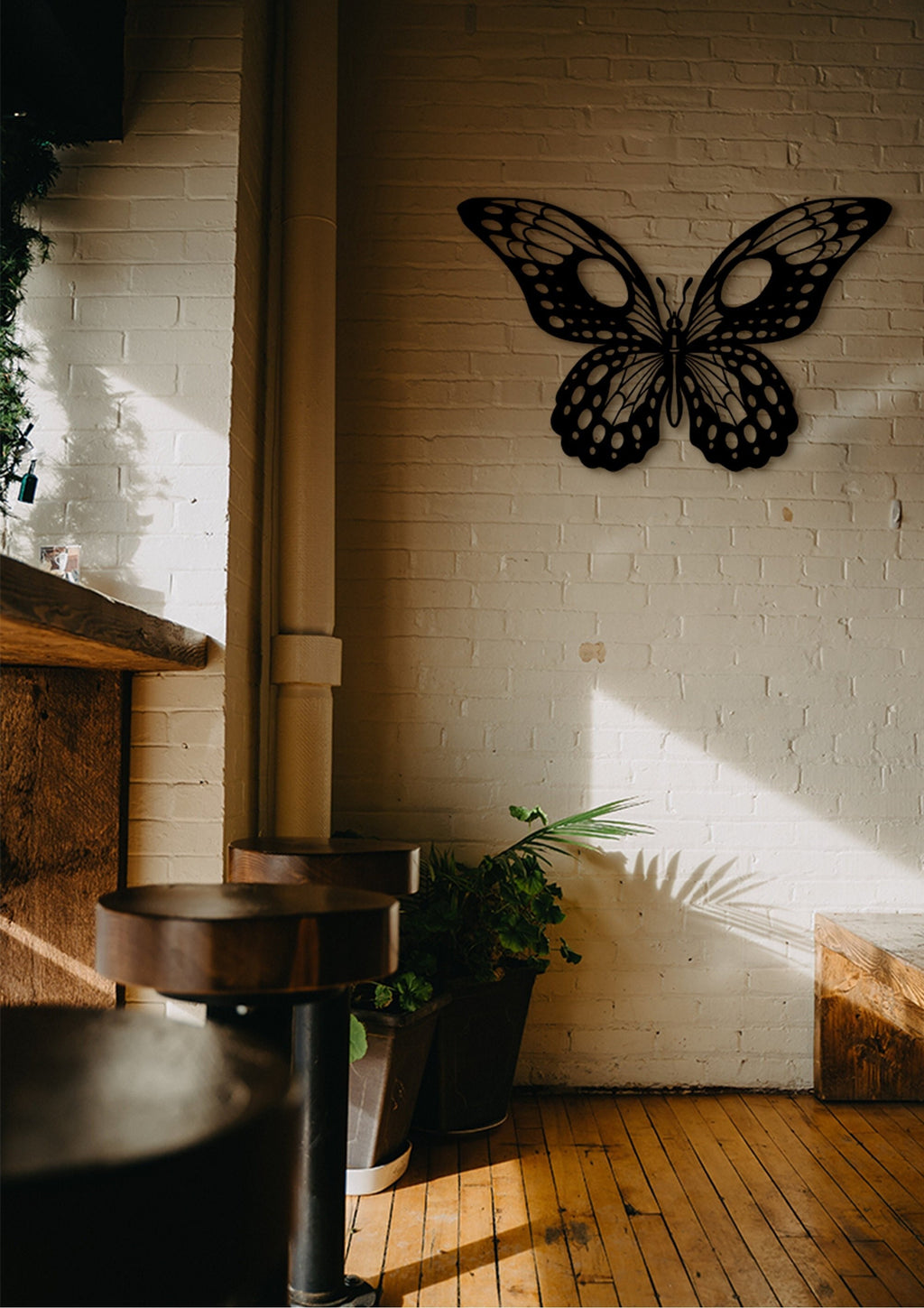 Wood Butterfly Wall Art: 3D Shadow Decor