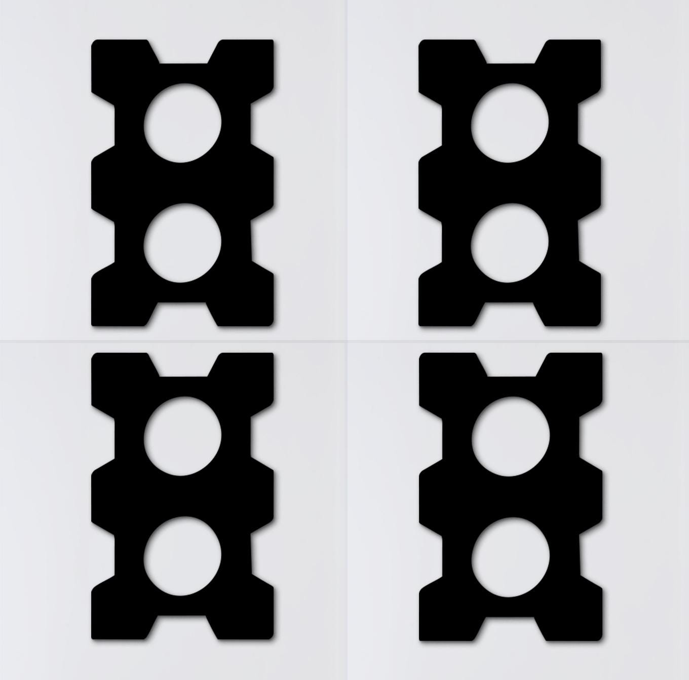 Adinkra Obaa Ne Oman Wood Art: African Wall Decor