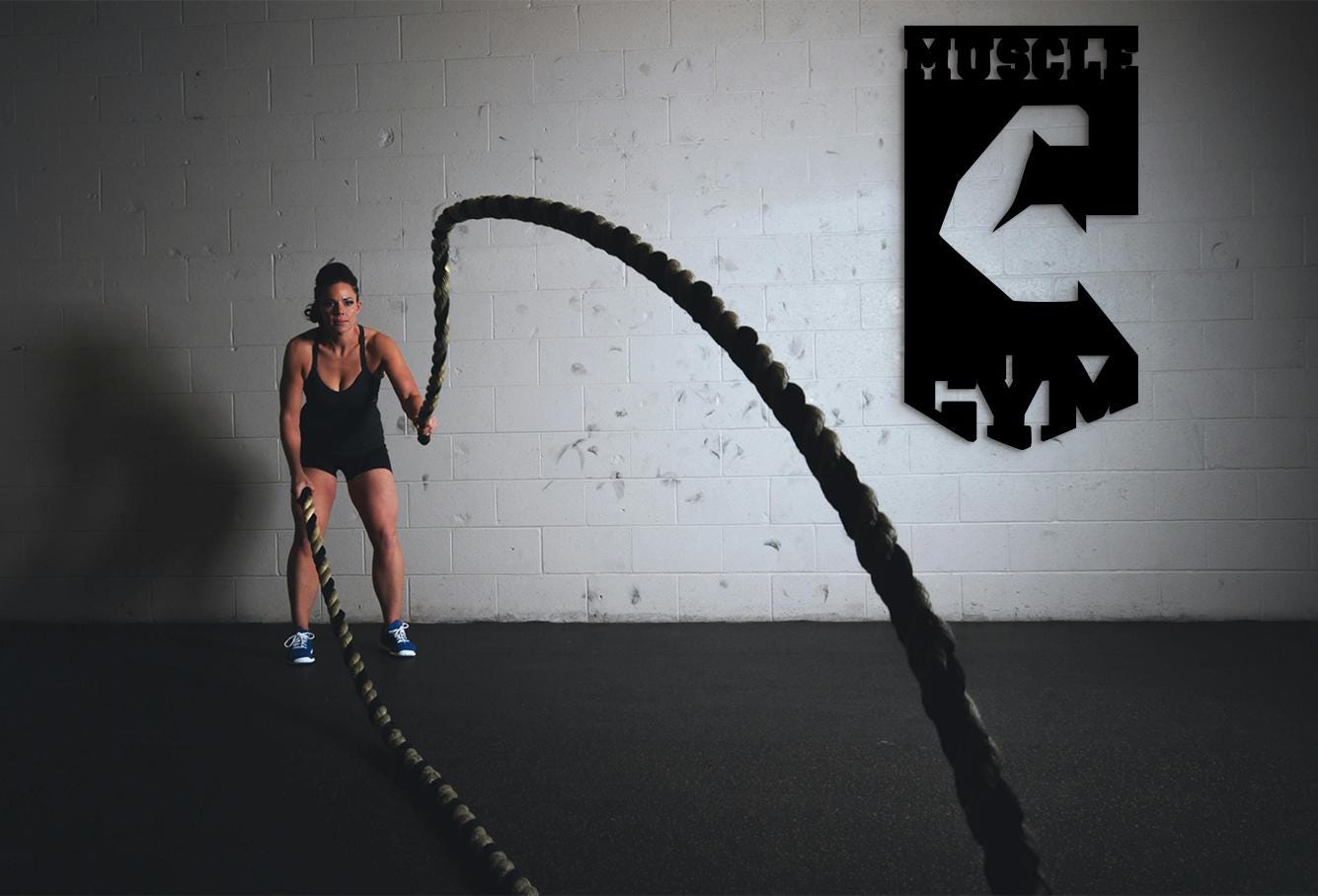 Personalized Gym Wall Decor: Muscle Sign, Powerlifting Gift