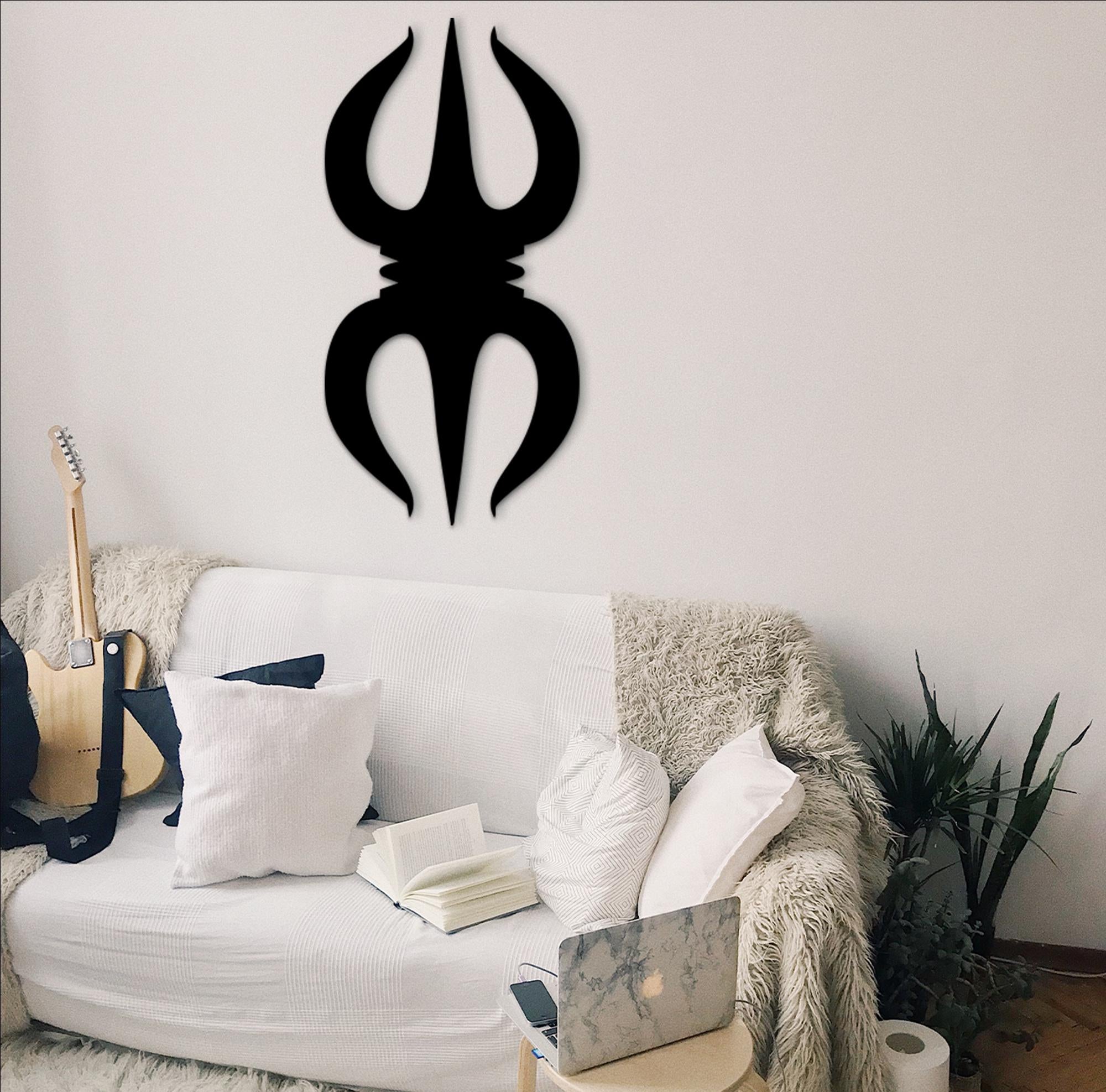 Buddhism Symbols Wall Art: Sacred Geometry Zen Decor