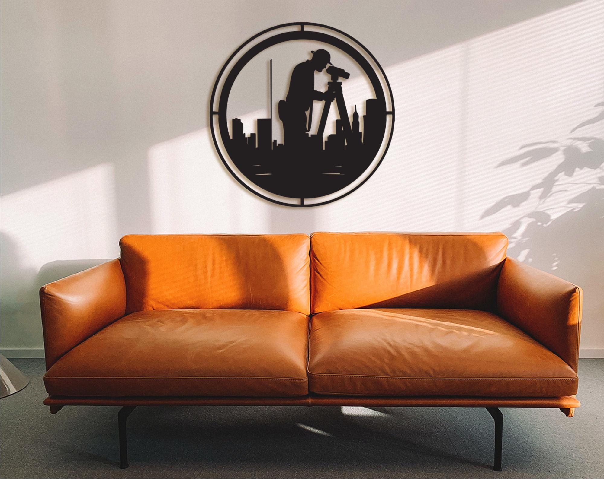 Architect Wood Wall Art: 3D Shadow Effect, Laser Cut Sign