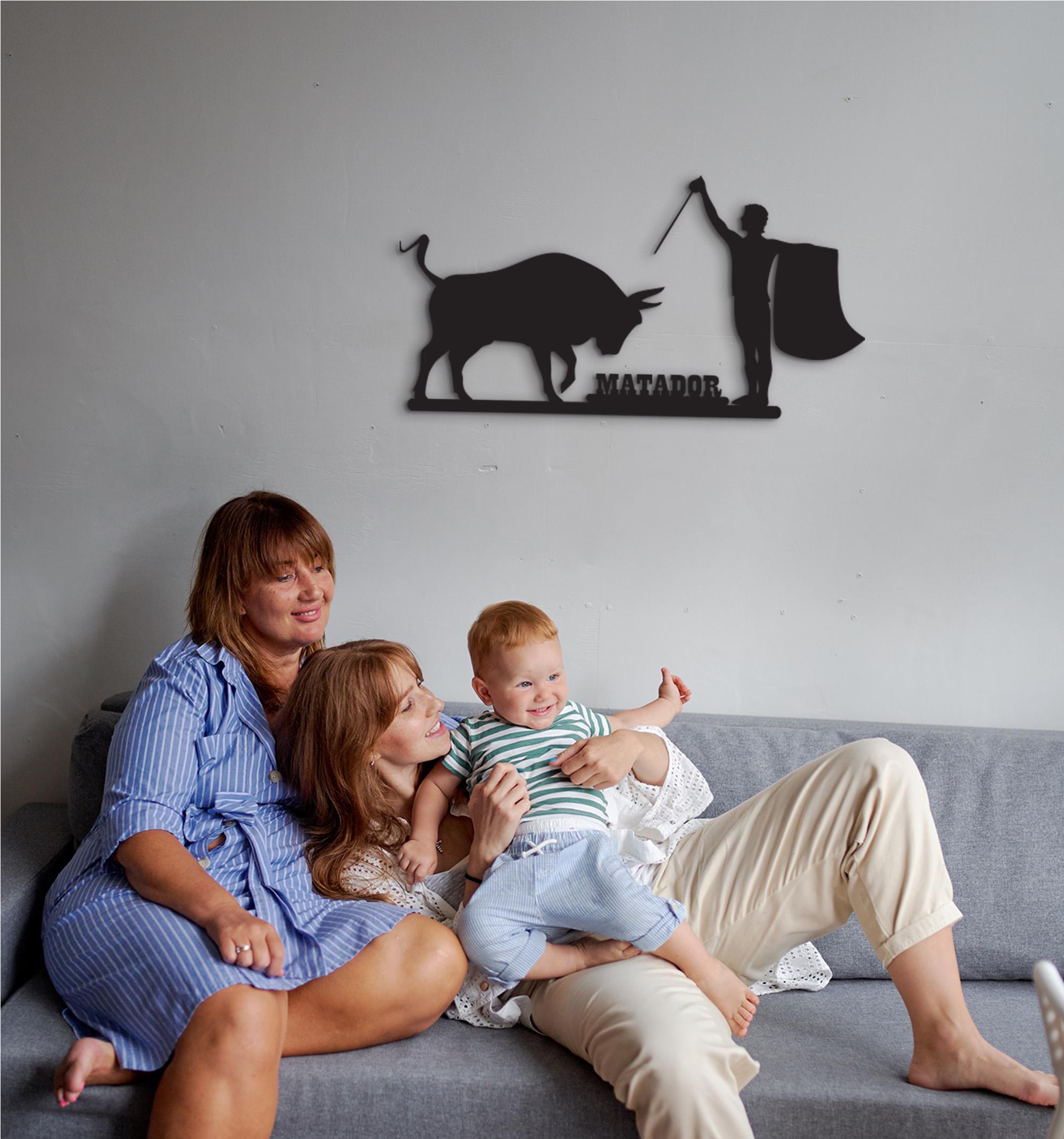 Handmade Matador Wood Wall Art: Spanish Bullfight Decor