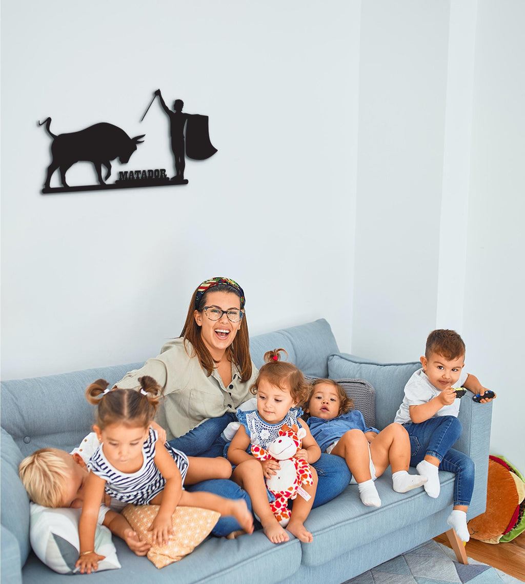 Handmade Matador Wood Wall Art: Spanish Bullfight Decor