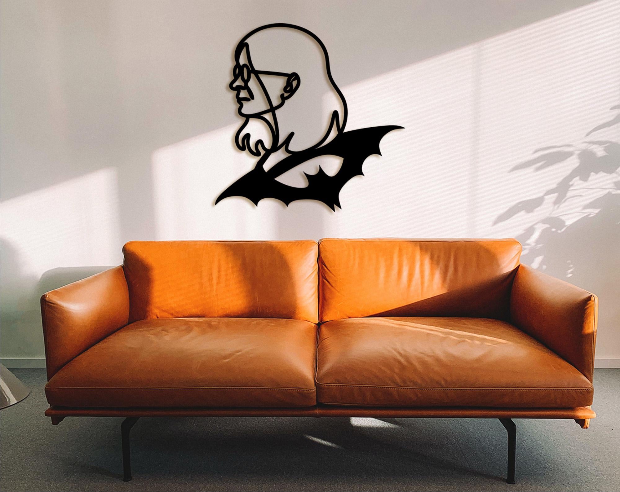 Prince of Darkness Wood Wall Art: Heavy Metal Decor