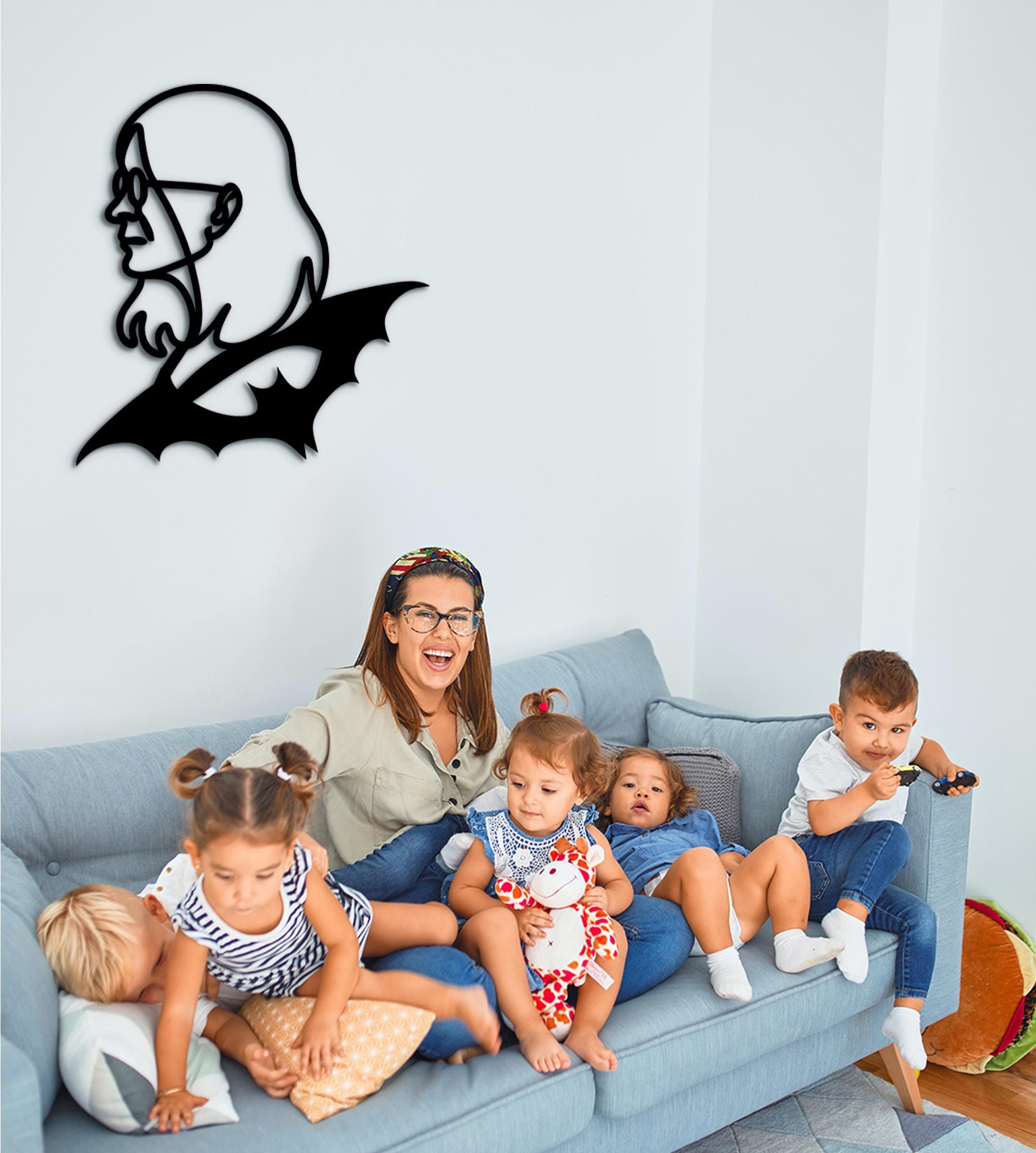 Prince of Darkness Wood Wall Art: Heavy Metal Decor