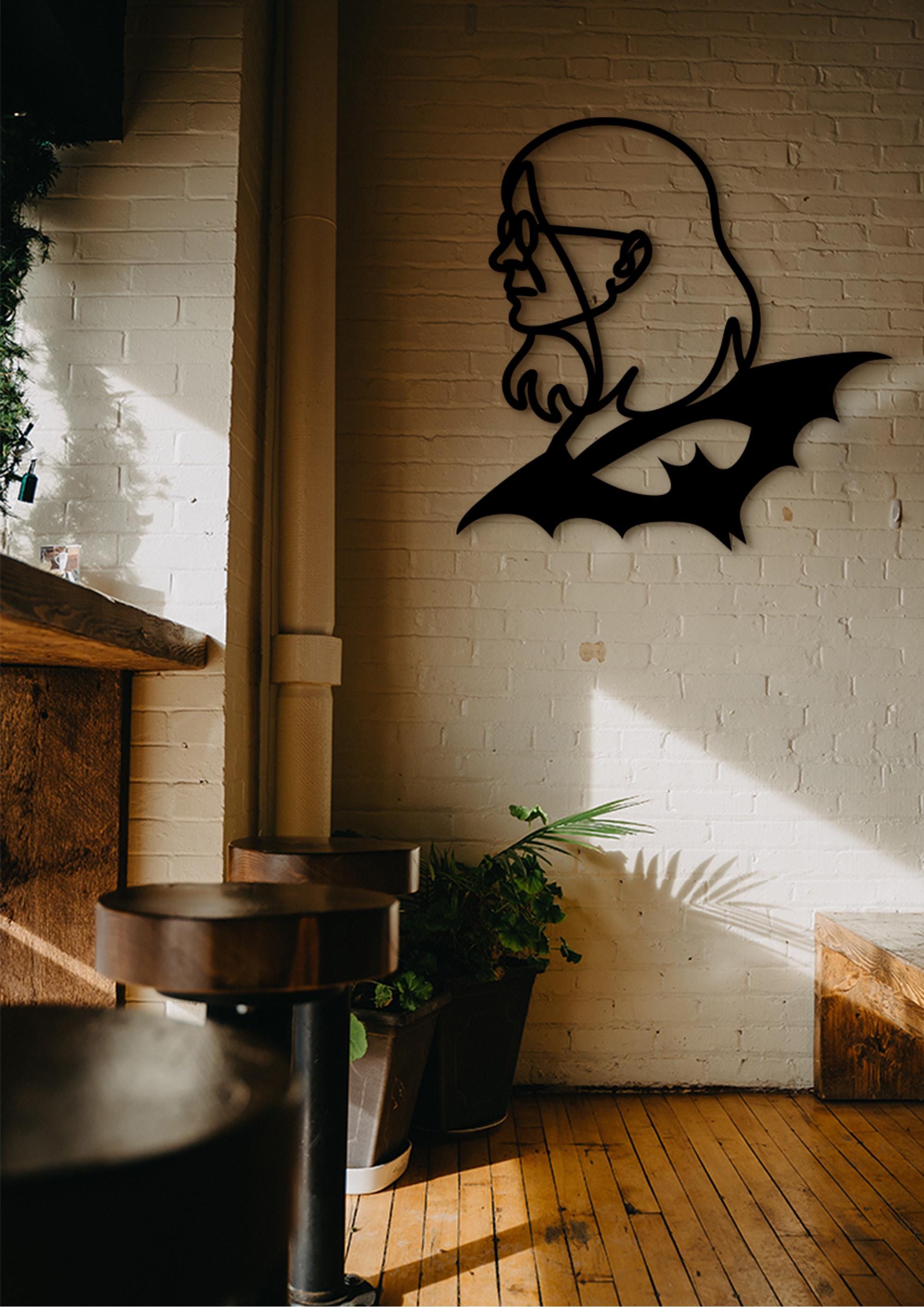 Prince of Darkness Wood Wall Art: Heavy Metal Decor